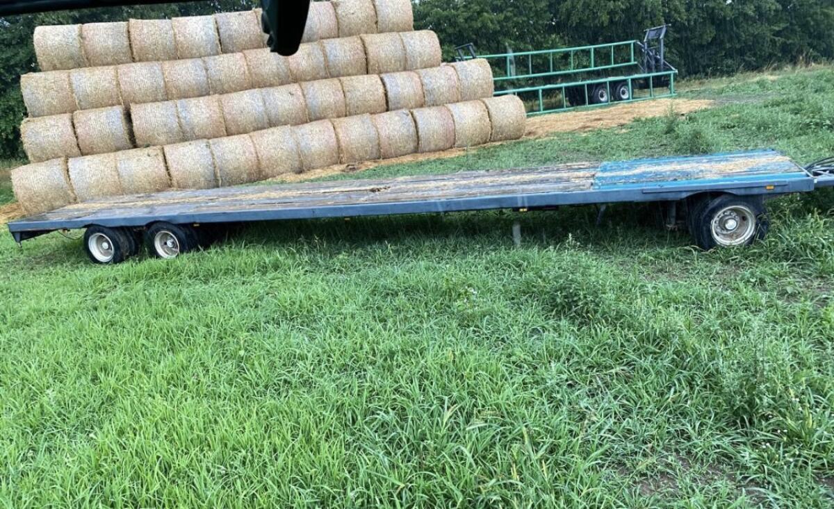 Plattformanhänger Ballenwagen 2
