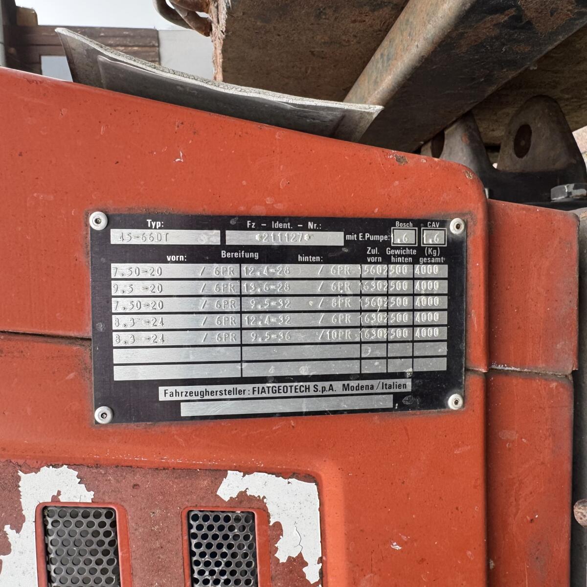 Fiatagri 45-66 | Baujahr 1992 | Erstbesitz | Lugstein-Kabine 3