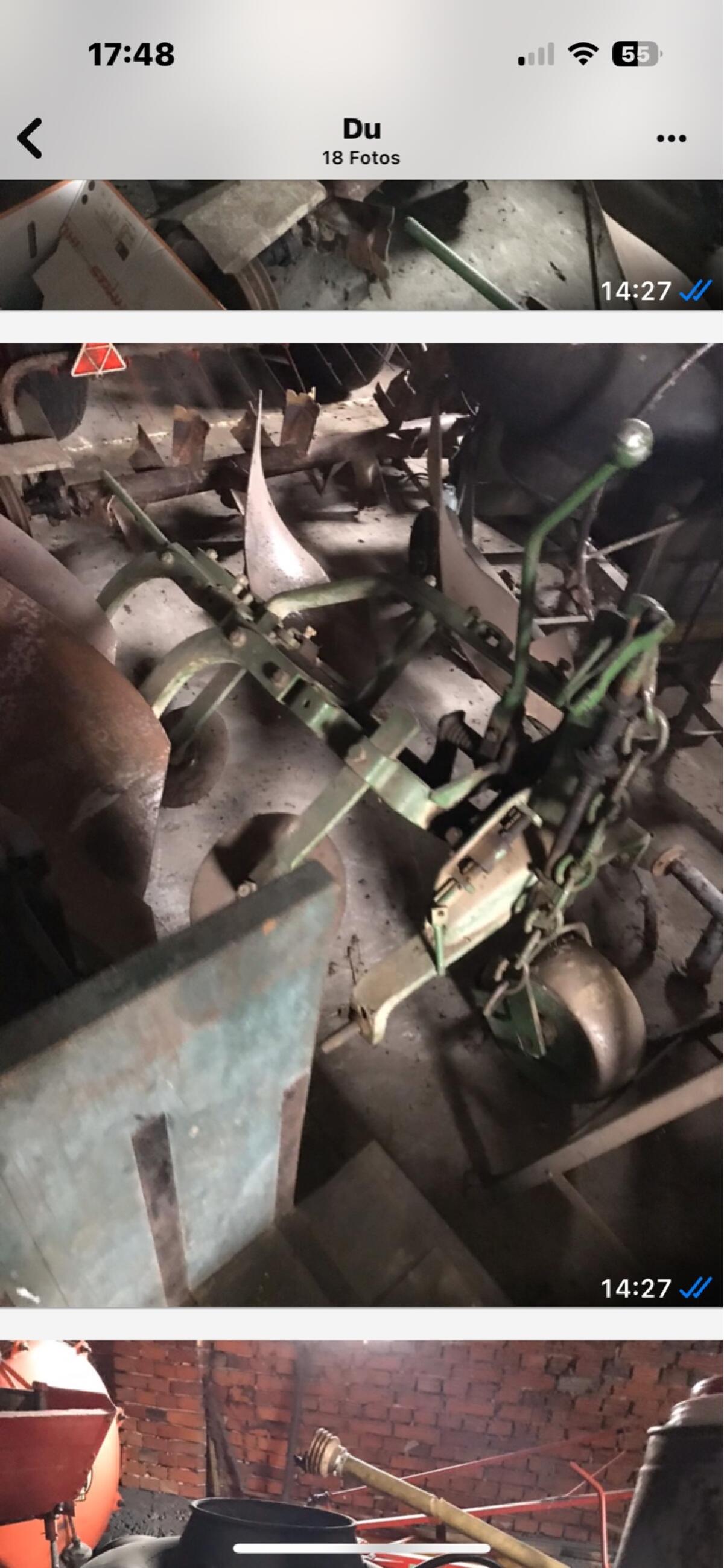 Pflug Topzustand 2-scharig Wendepflug 1