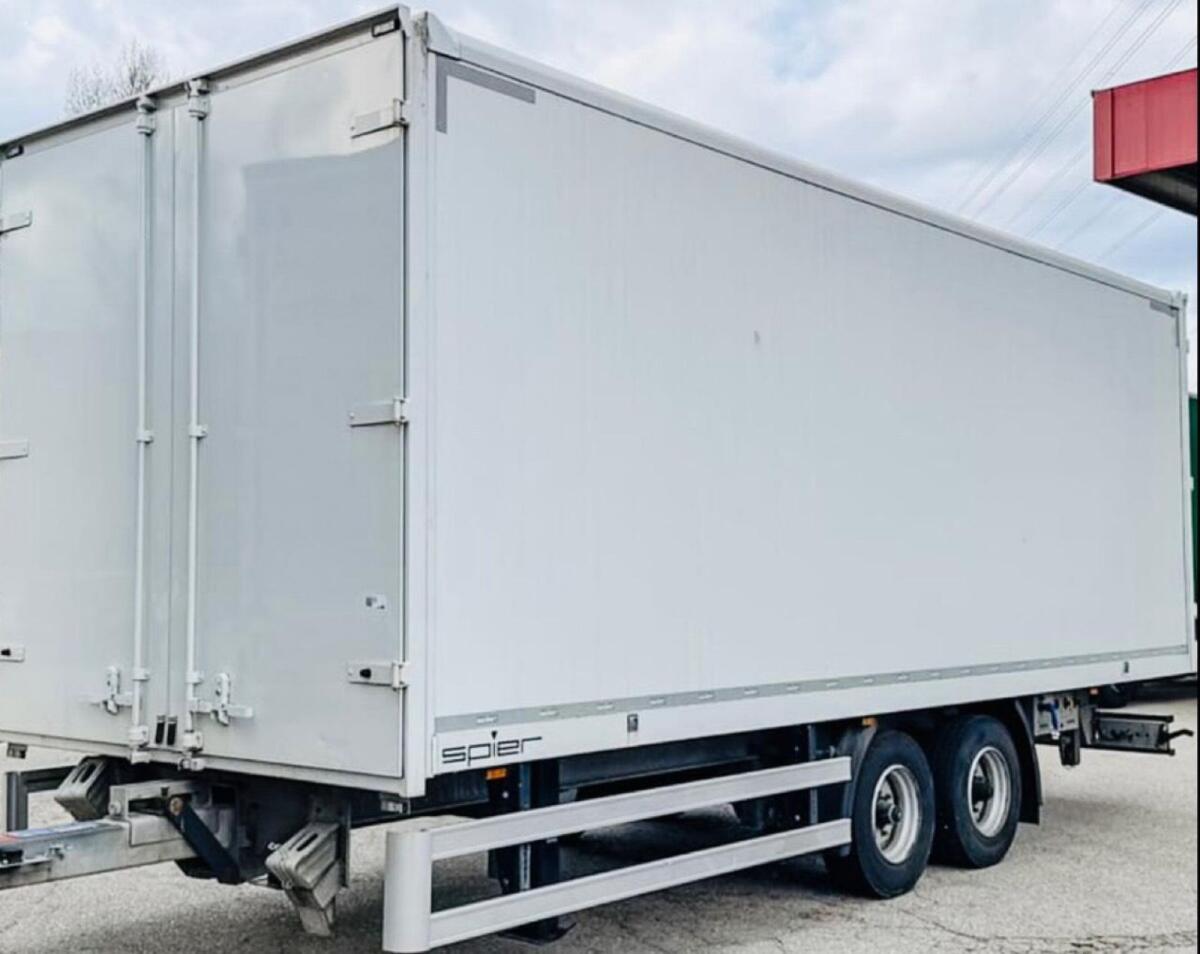 LKW Tandem Kofferanhänger Durchlader Spier ZGL255 3