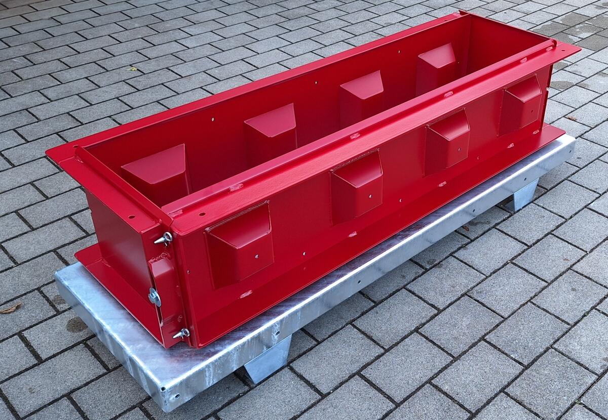 Schalung Betonblock, Legostein 160 x 40 x 40 pulverbeschichtet 2