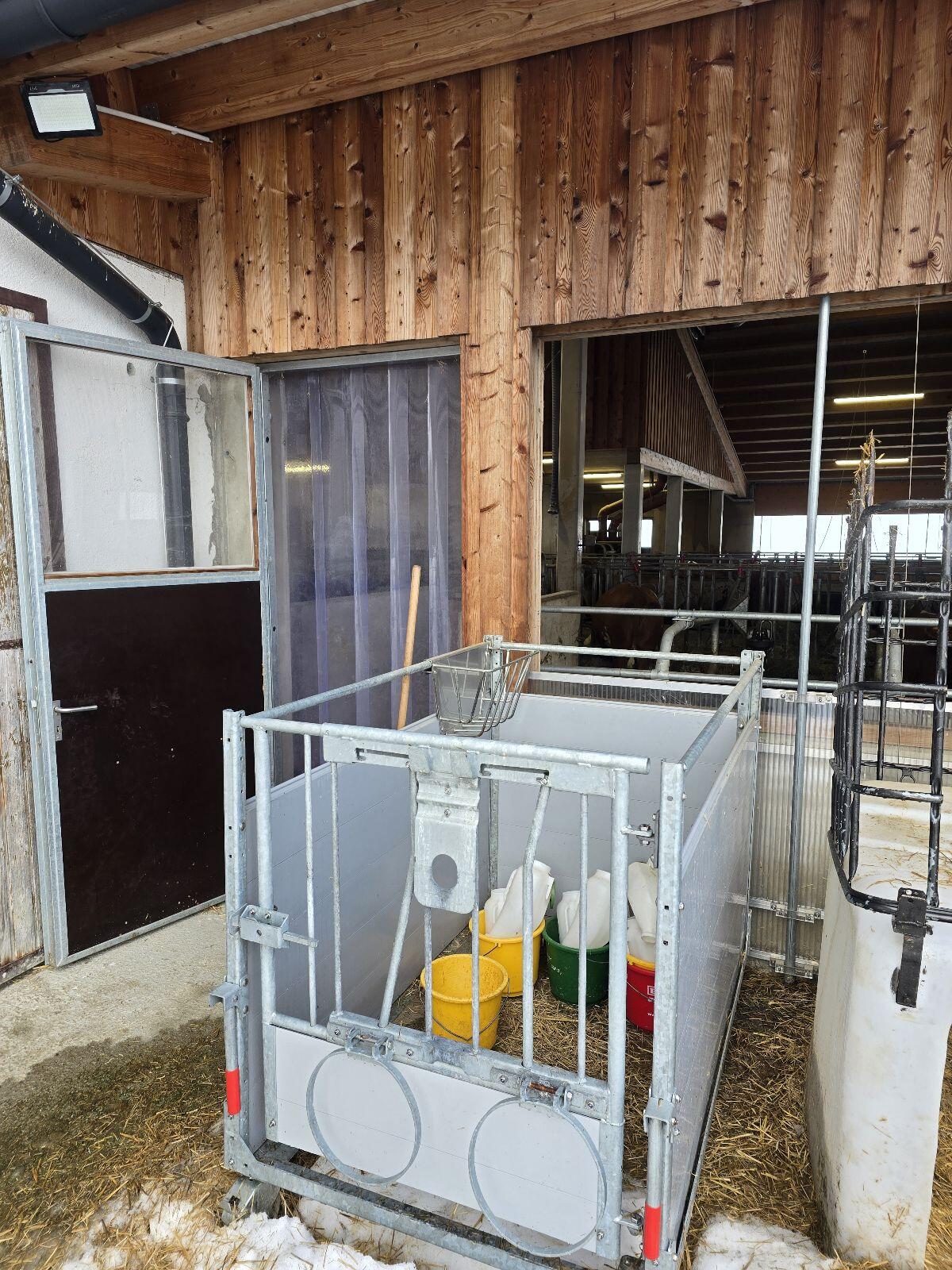 Kälberbox Fahrbar 1