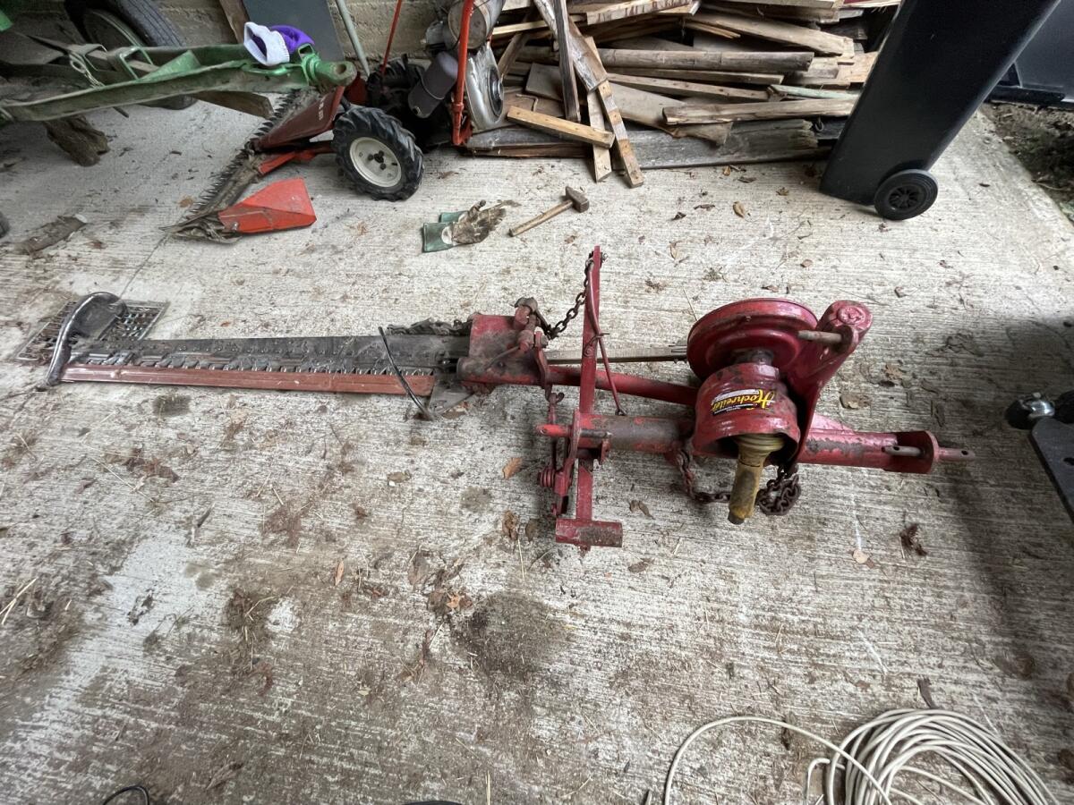 Fingermähwerk, Heckmähwerk 1