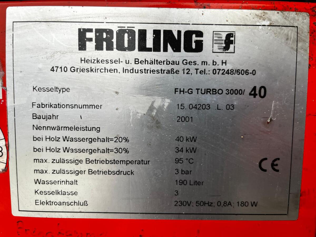 FRÖLING Heizkessel FH-G Turbo 3000/40 2