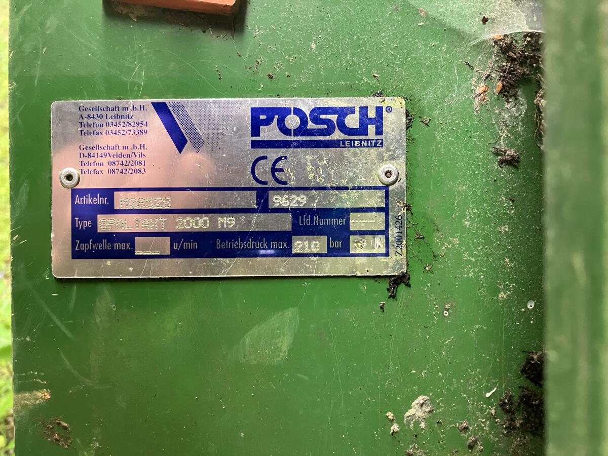 Dreipunkt Holzspalter Posch Spaltaxt 9 t 1