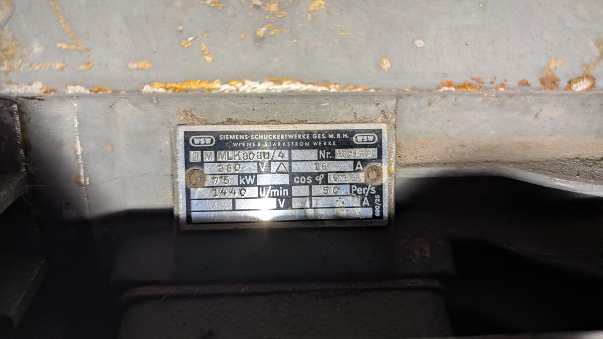 Siemens Elektromotor 7,5KW 2