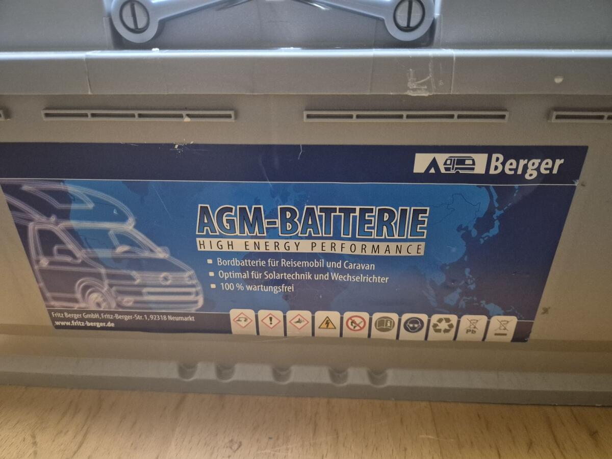 AGM Batterie 12V 118Ah C100 3