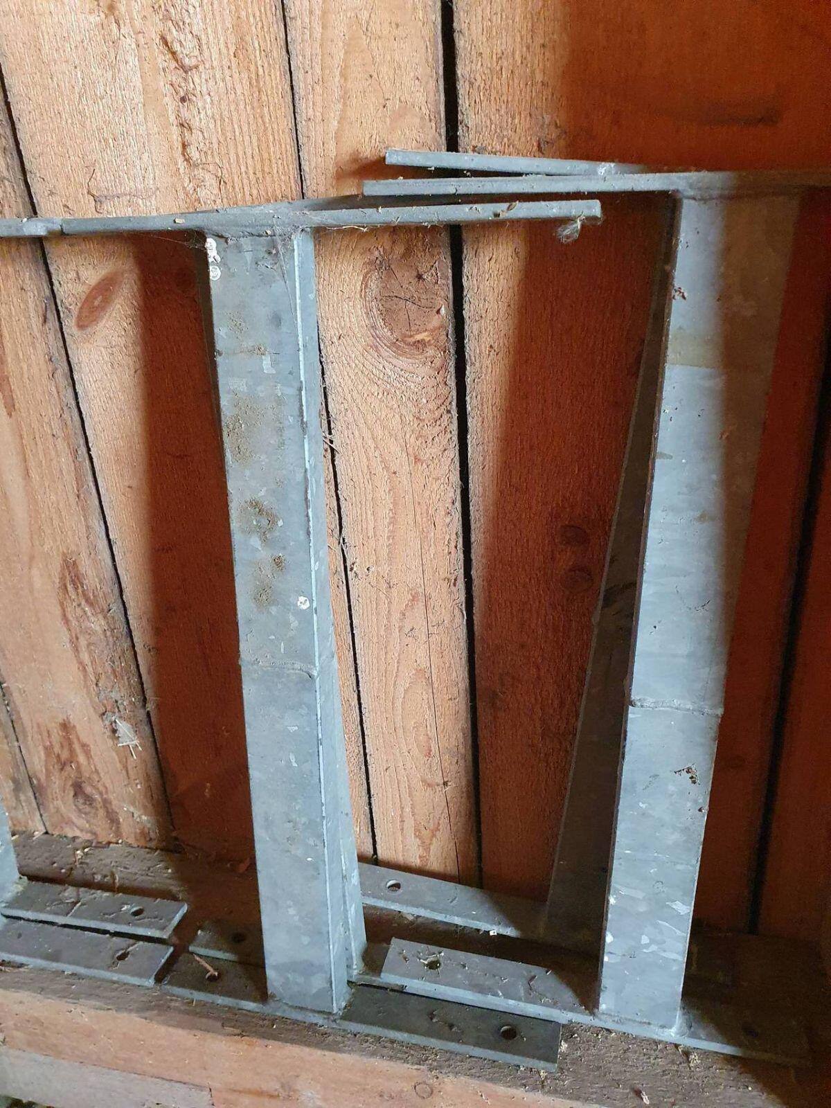 Schwerlastregal, Regalträger verzinkt 3