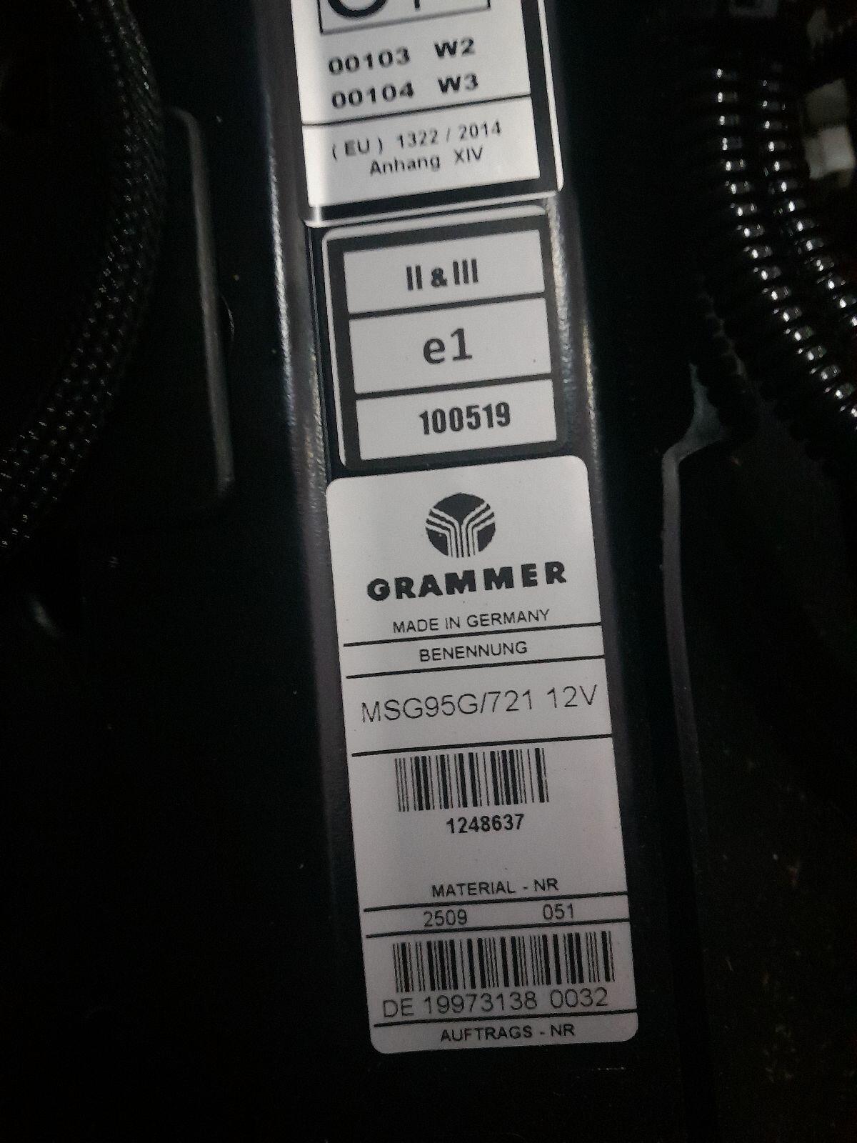 Grammer Luftsitz MSG95G/721 2