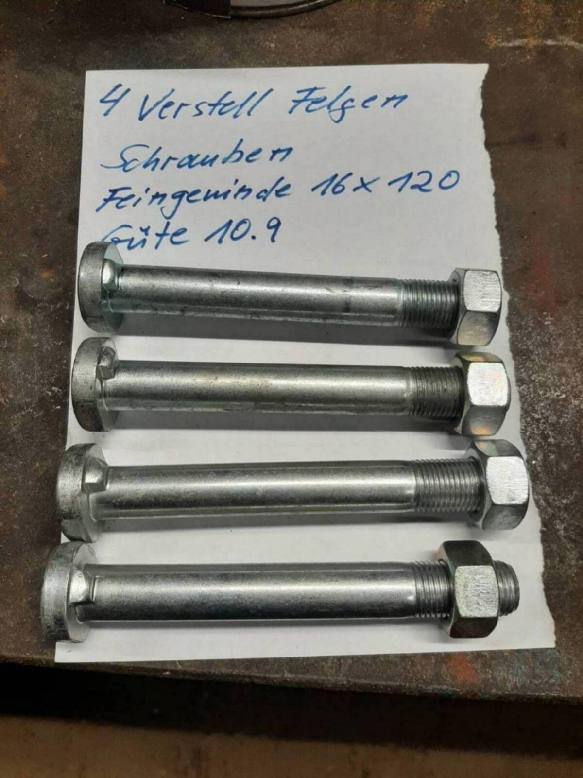 4 Verstellfelgen Schrauben 16x120 1