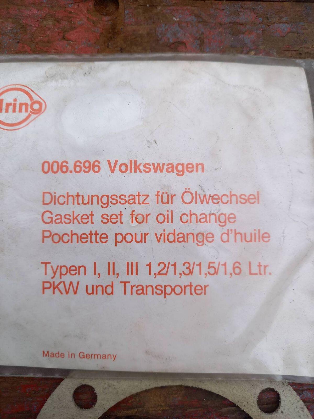 Dichtsatz VW Käfer Motor Ölwechsel 3
