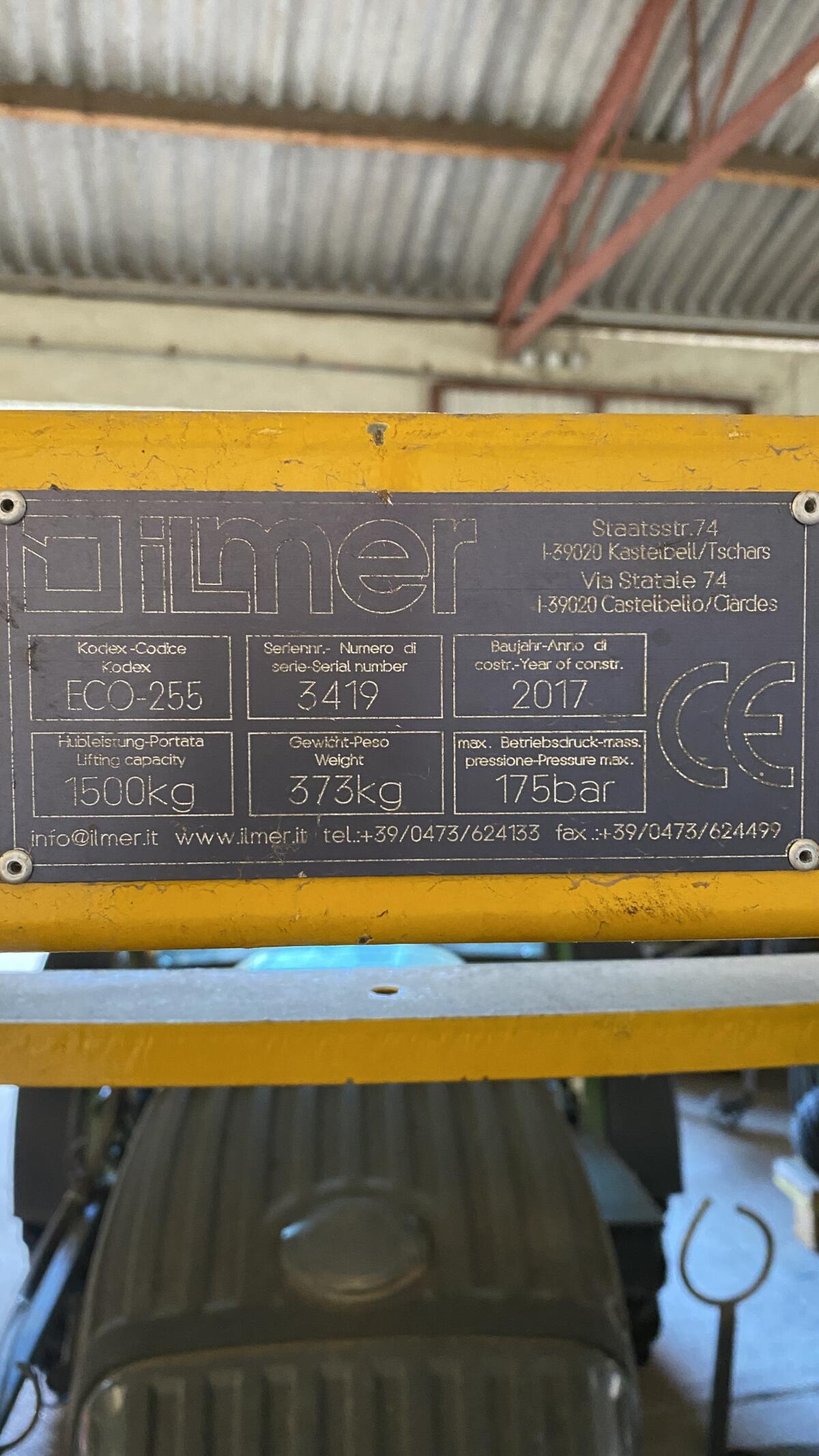 Ilmer Eco-255 Stapler inkl. Steuerblock Fendt, Top-Zustand 2