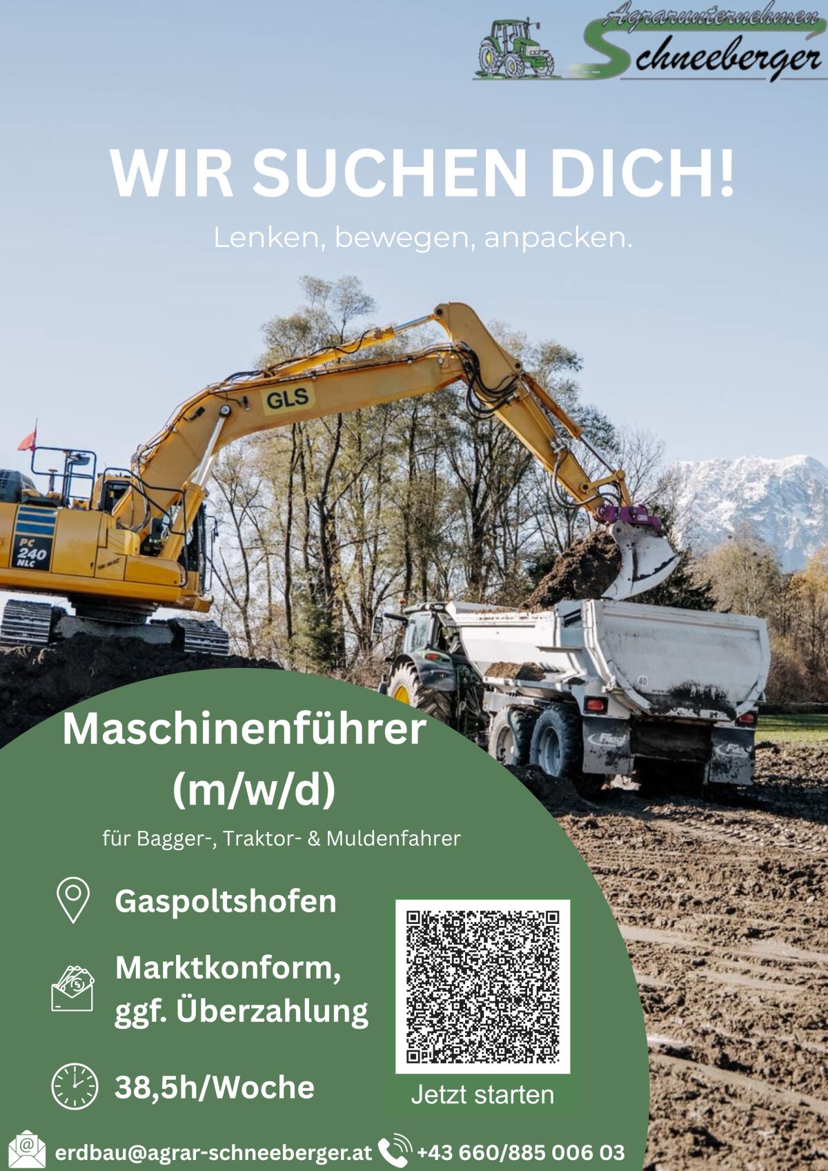 Traktorfahrer, Muldenfahrer, Baggerfahrer 1