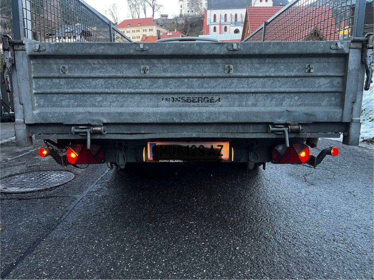 Kipper, Anhänger, Pkw Monsberger 3
