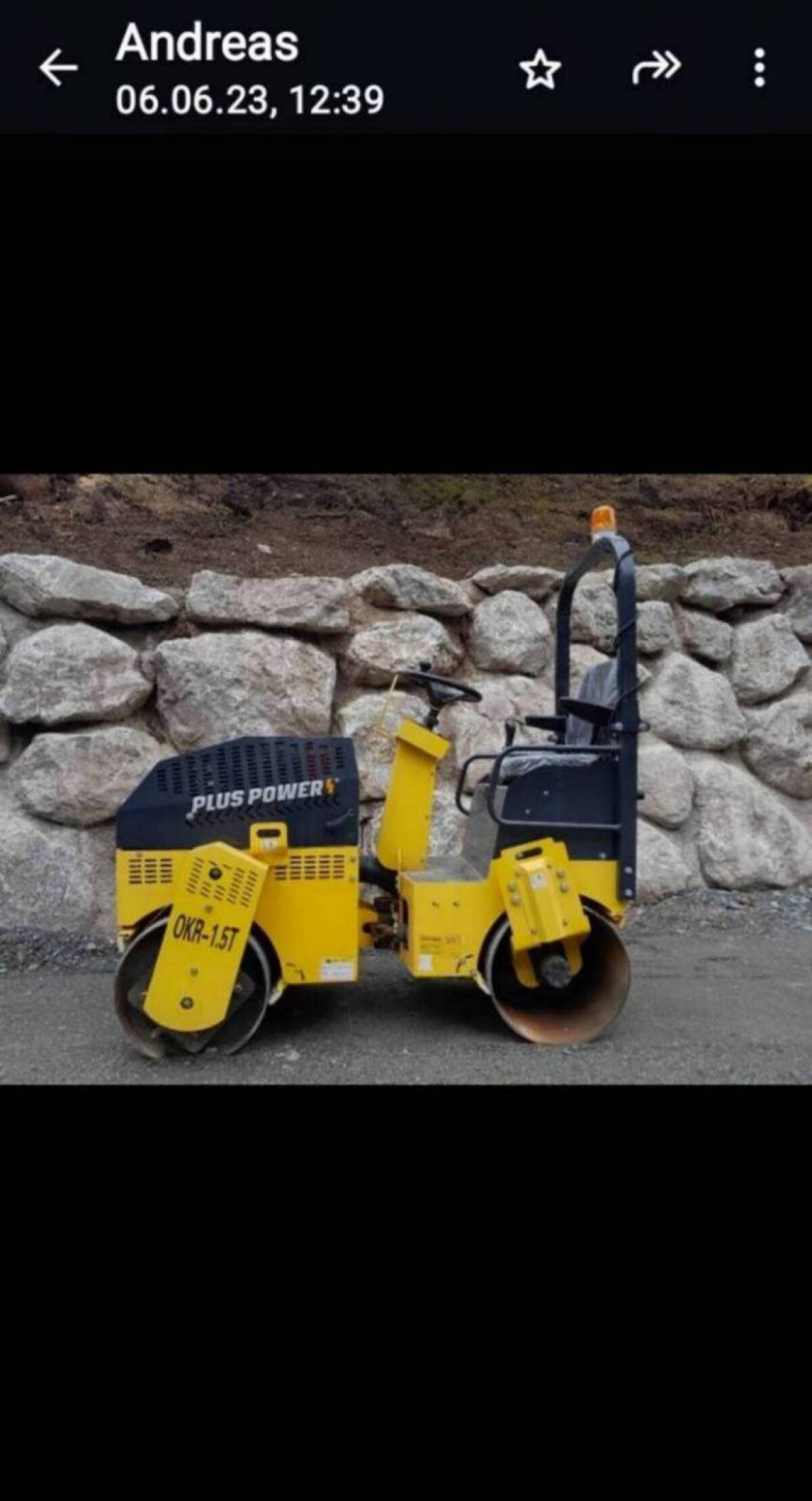 Walze, Aufsitzwalze Neuwertig 1