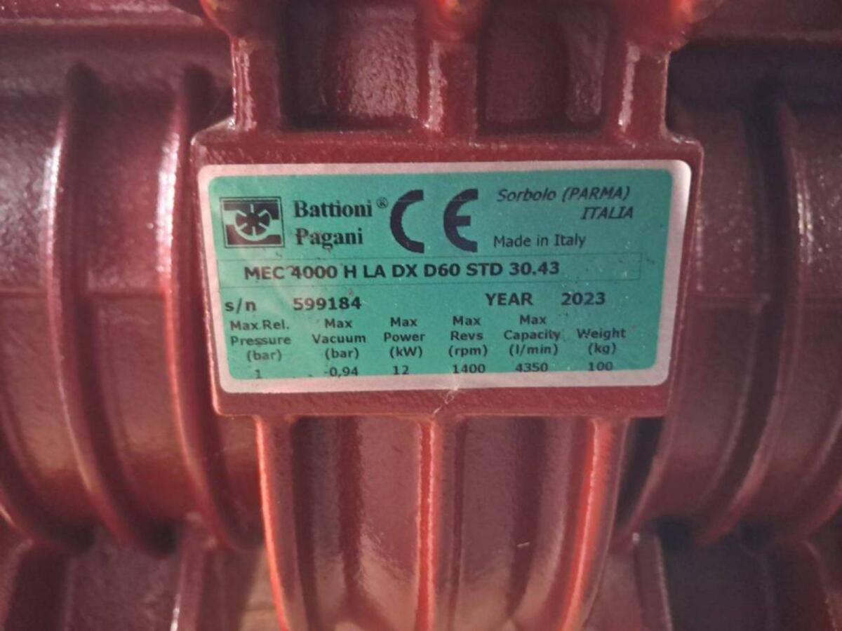 B&P Vakuumpumpe MEC 4000 H LA DX D60 STD 30.43 2