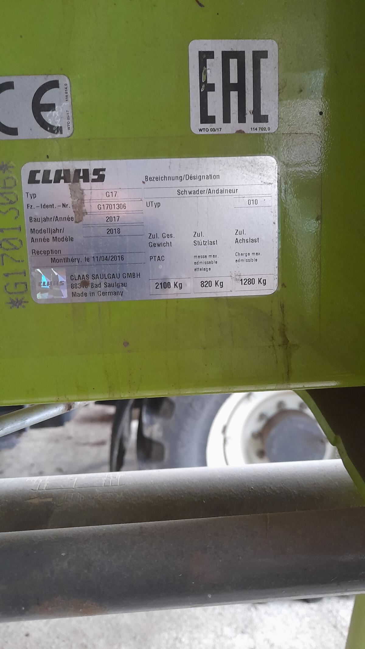 Claas Liner 1600 3