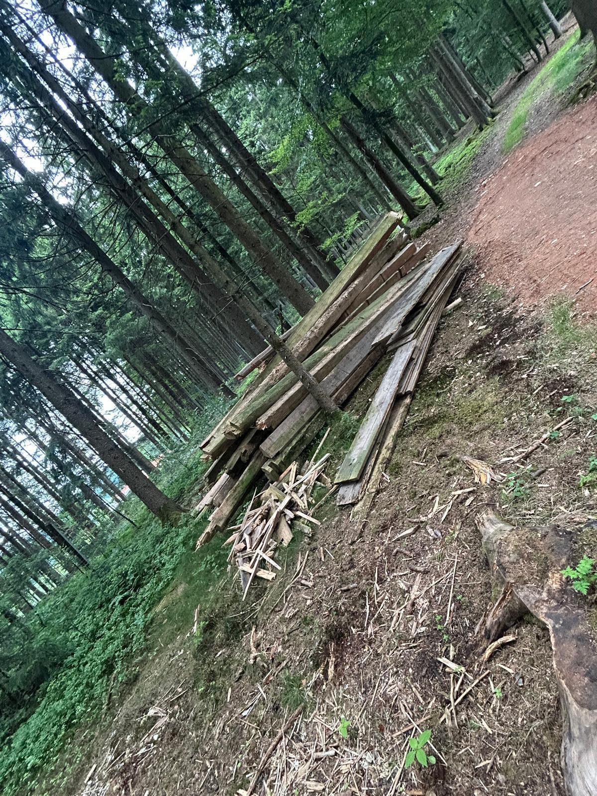 Altholz Handgeschlagen 2