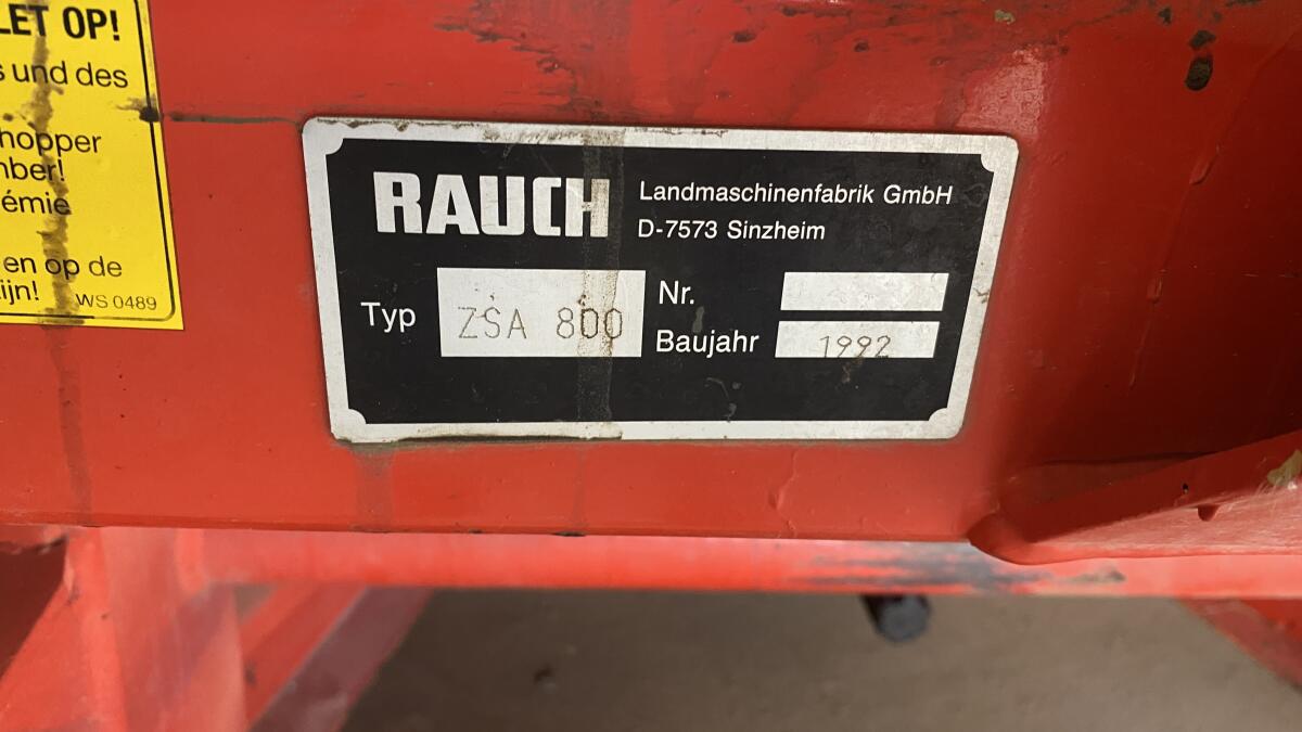 Rauch Streuer ZSA 800 2