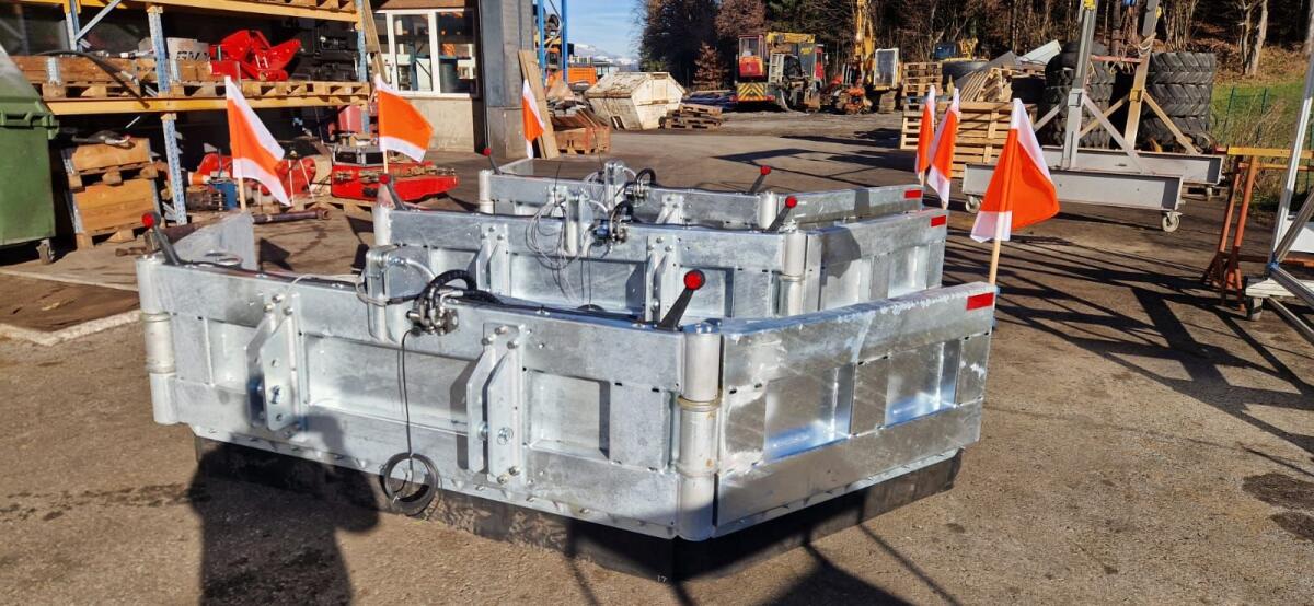 Hydraulischer Flächenschieber verzinkt 2