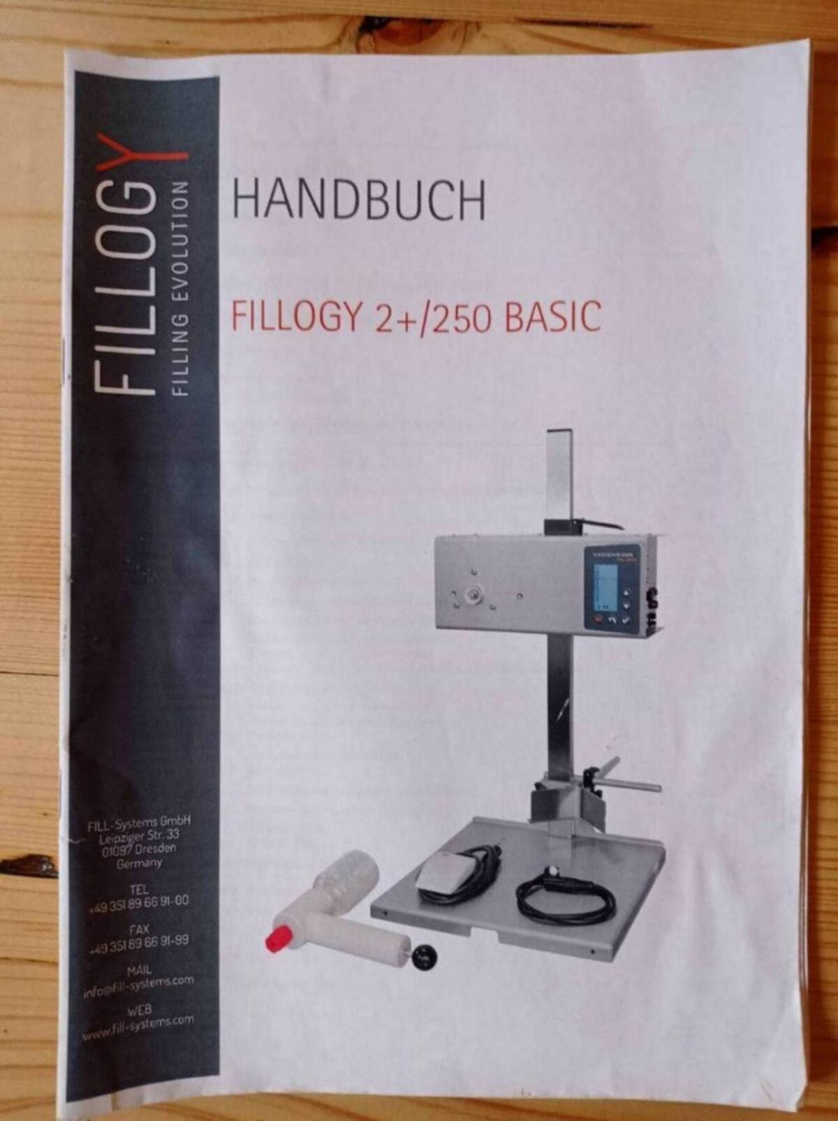 Fillogy Abfüllmaschine 2+/250 1