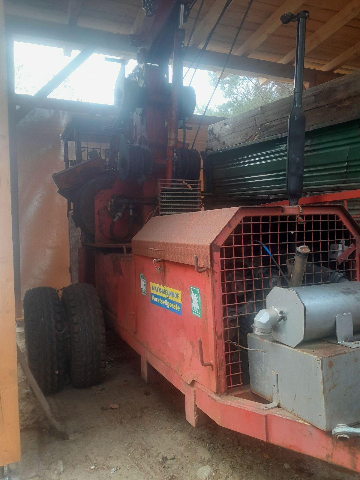 Seilbahn für Durchforsten 3