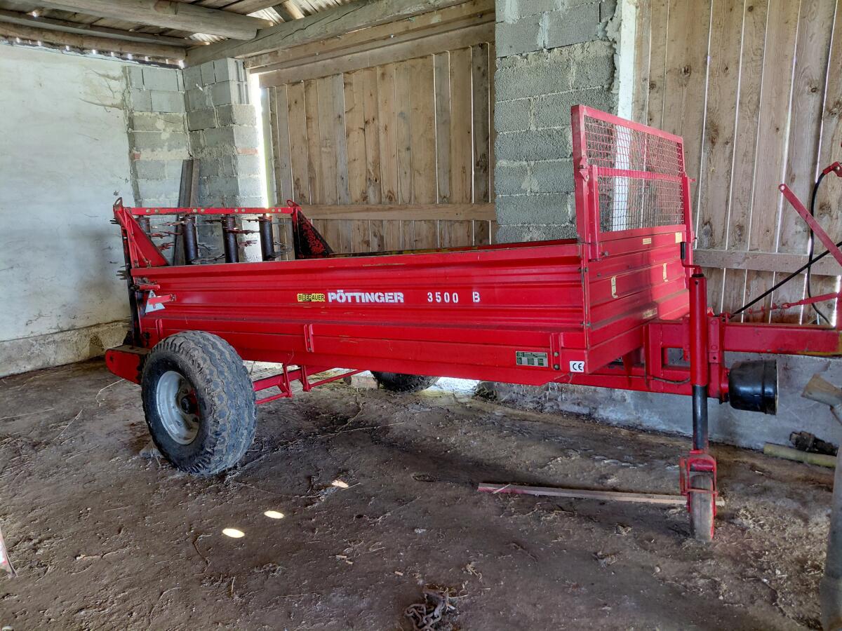 Pöttinger Miststreuer Bergmiststreuer Berg 3500 B 1