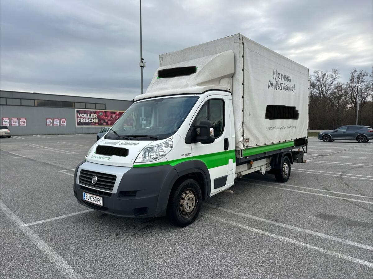 FIAT Ducato Pritsche Plane mit Hebebühne 1