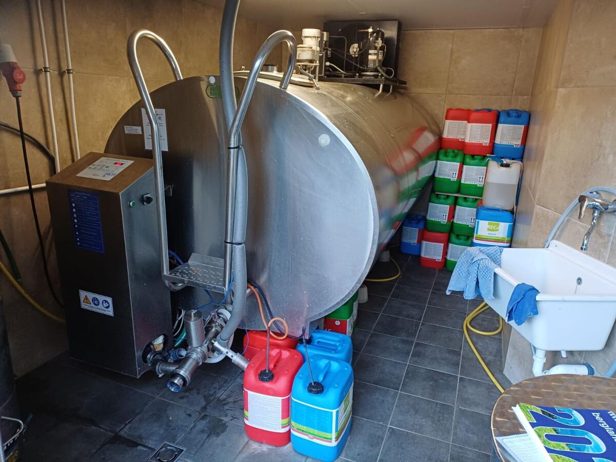 Robotertauglicher Milchtank ca. 3.800 l 1