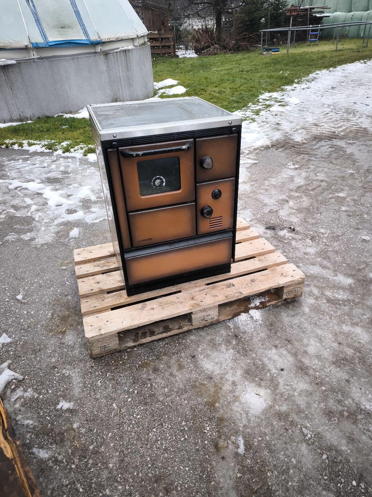 Lohberger Tischherd mit Kücheneinbaublenden 3