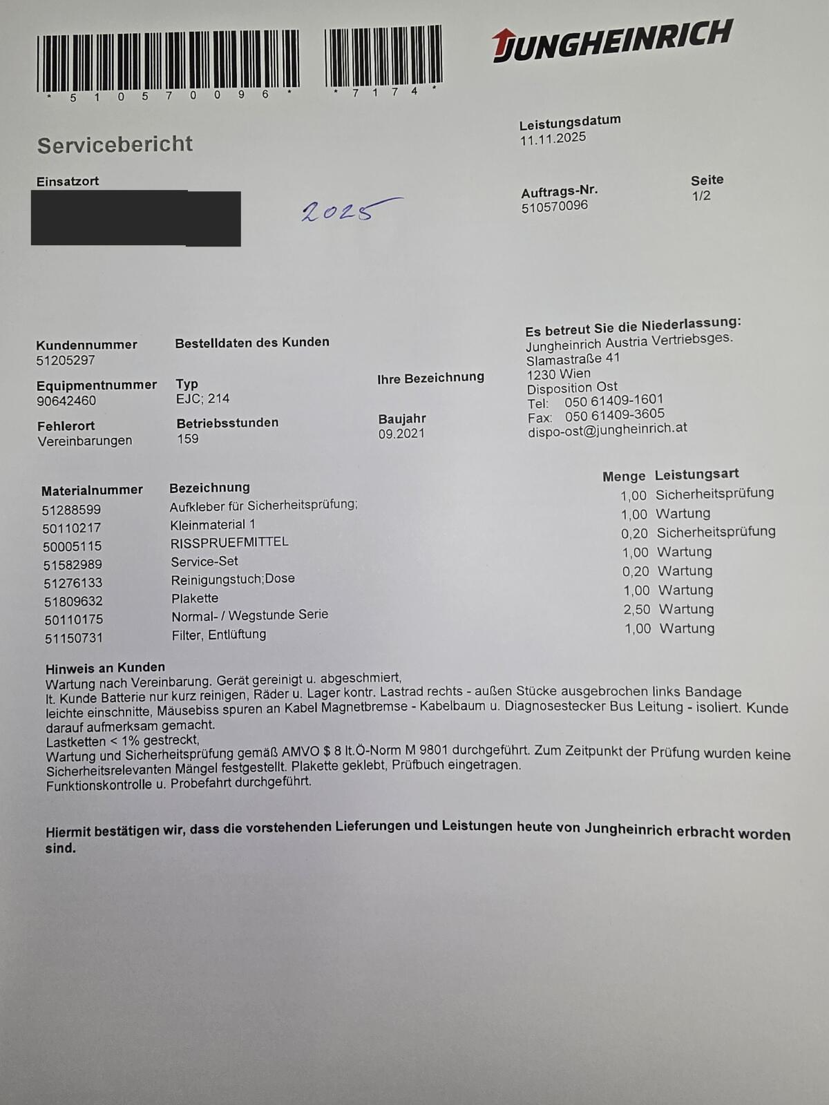 Jungheinrich EJC 214 2