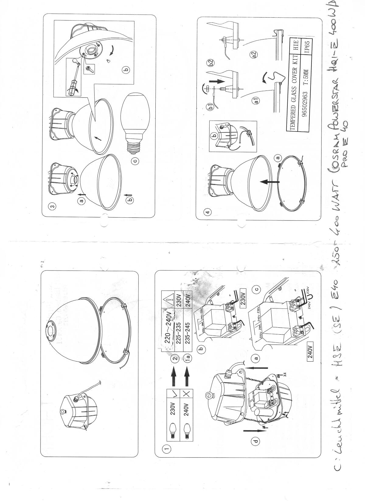 Hallenreflektorleuchten 5 Stk. 3