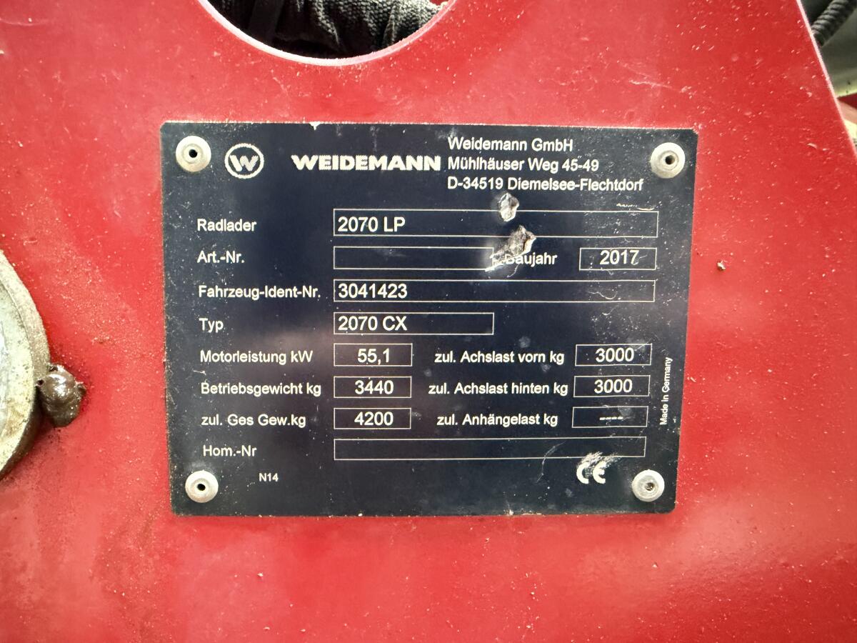 Weidemann 2070CX 1