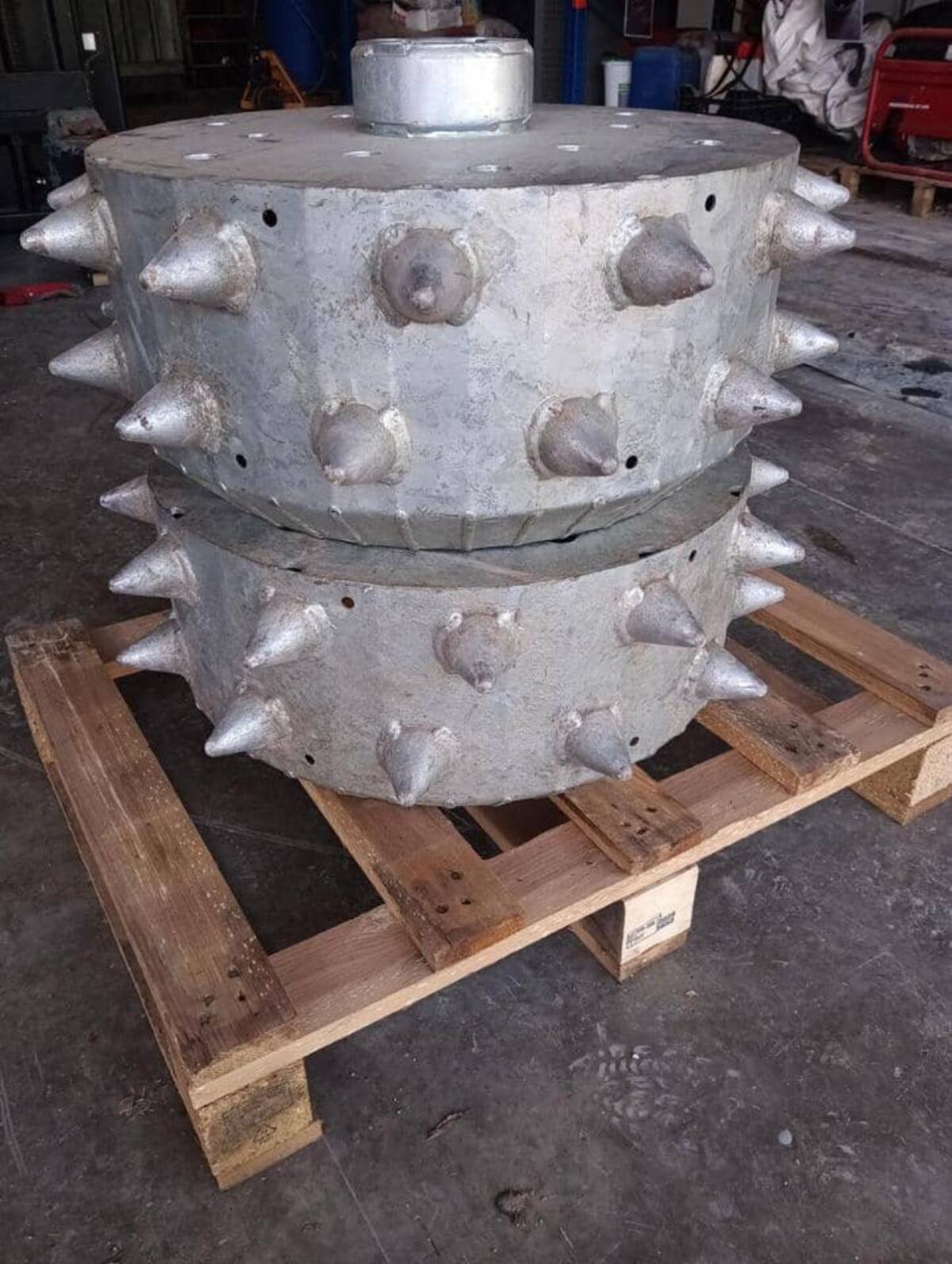 Köppl Stachelwalzen Stachelwalzenräder 2-reihig 6.00 x 12 2