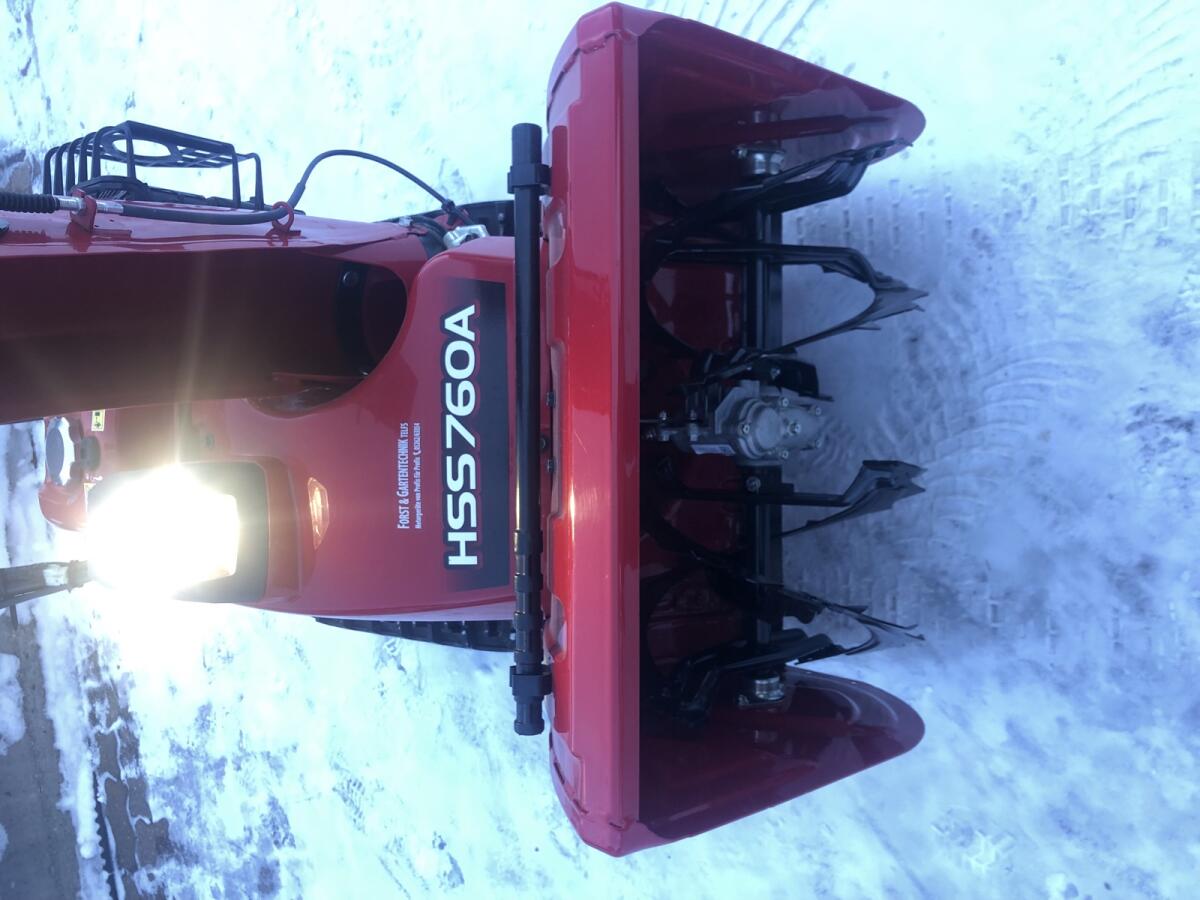 Verkaufe Honda Schneefräse HSS 760A 1