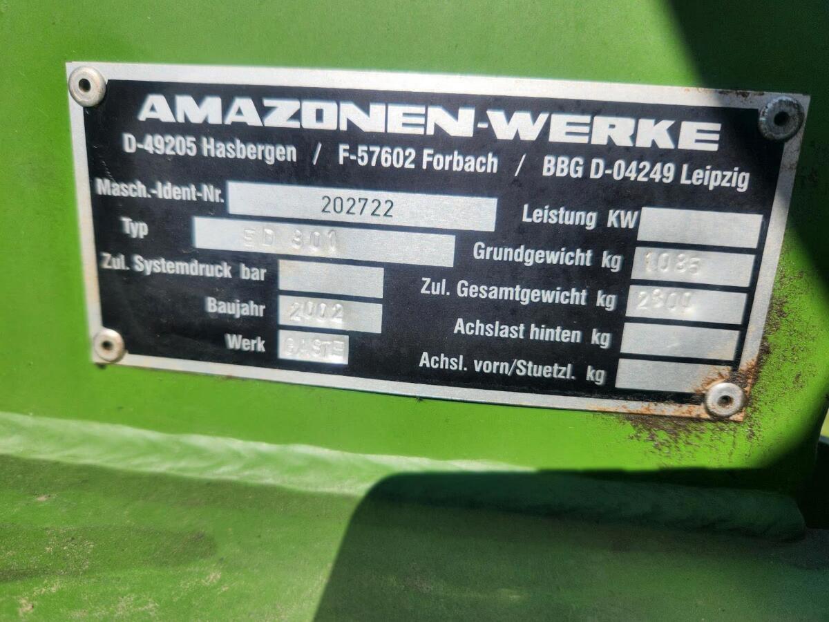Maissämaschine, Maissähgerät Amazone ED 301 3