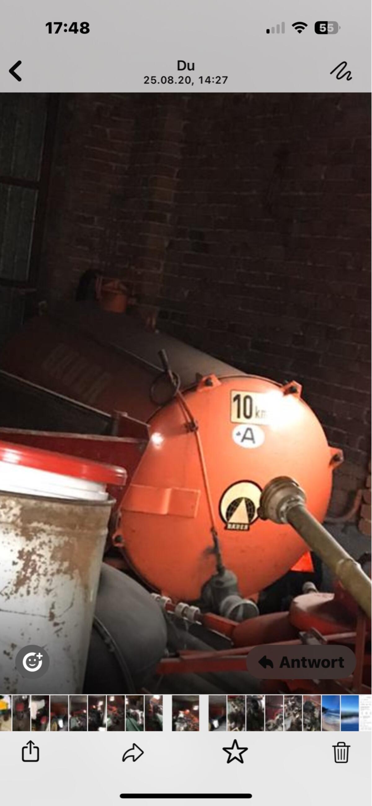 Güllefass 2.000 l Bauer 1