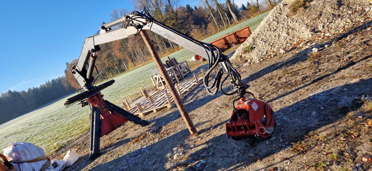 Forstkran ohne Rückewagen 1