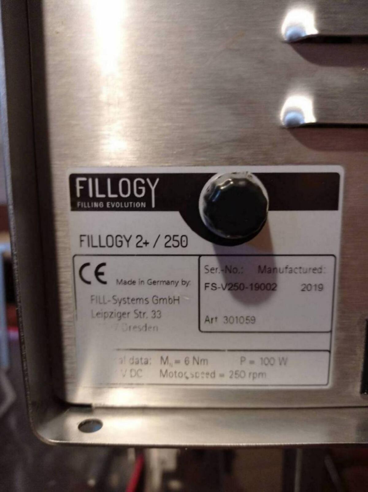 Fillogy Abfüllmaschine 2+/250 2