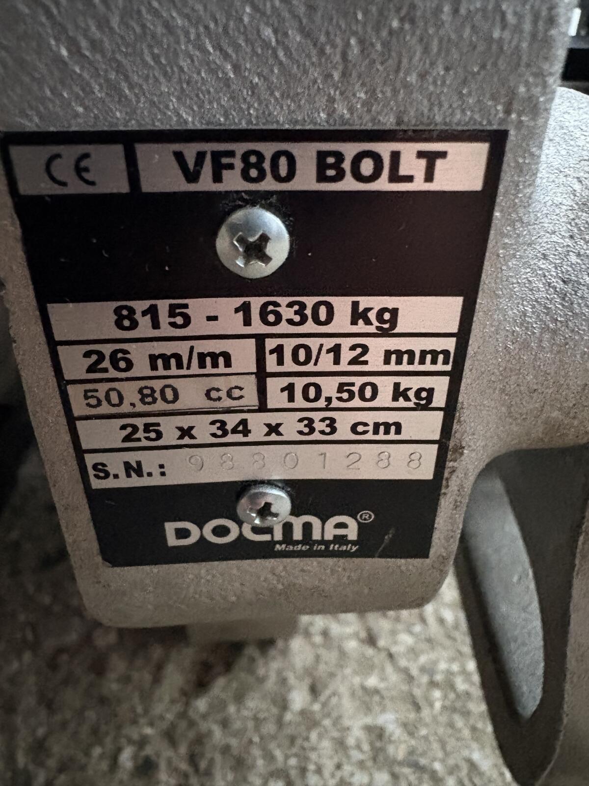 Spillwinde Docma VF80 1