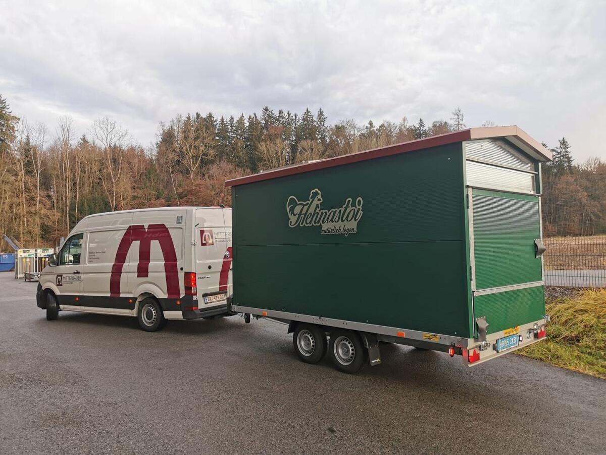 Mobiler Hühnerstall MBHS 50/80 2