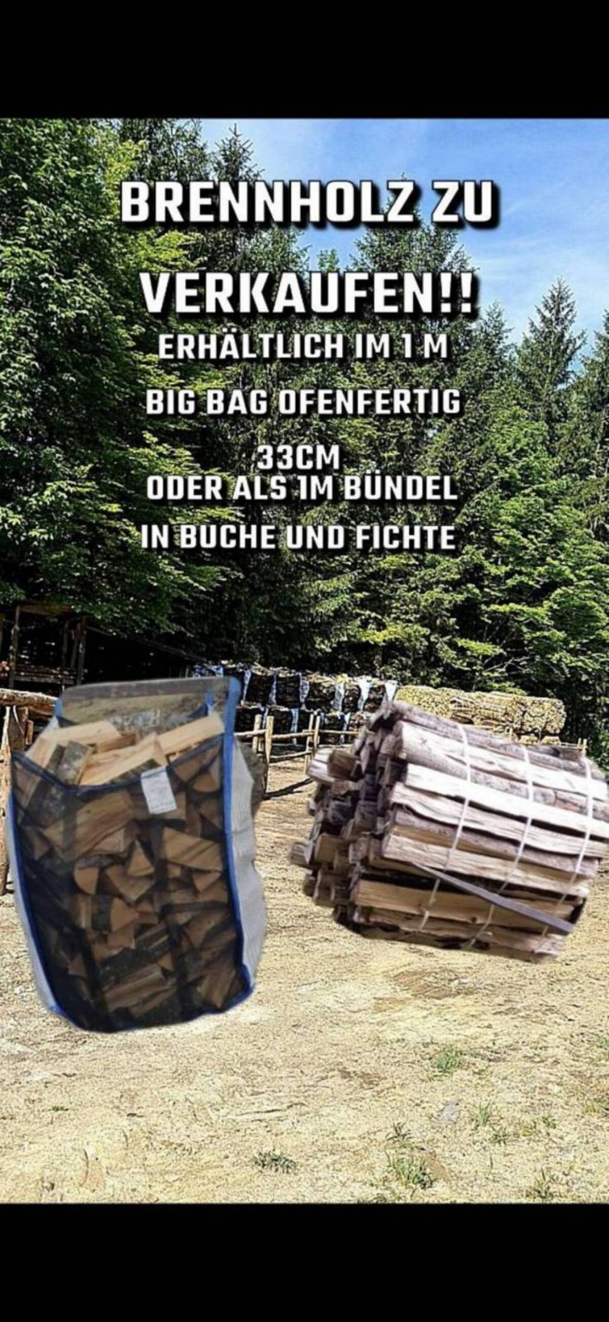 Brennholz im Bund oder Big Bag 1
