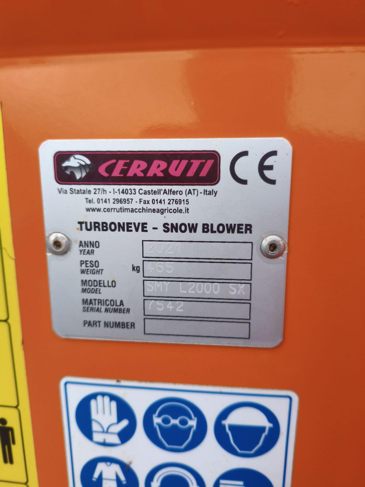 Cerruti Schneefräse 3