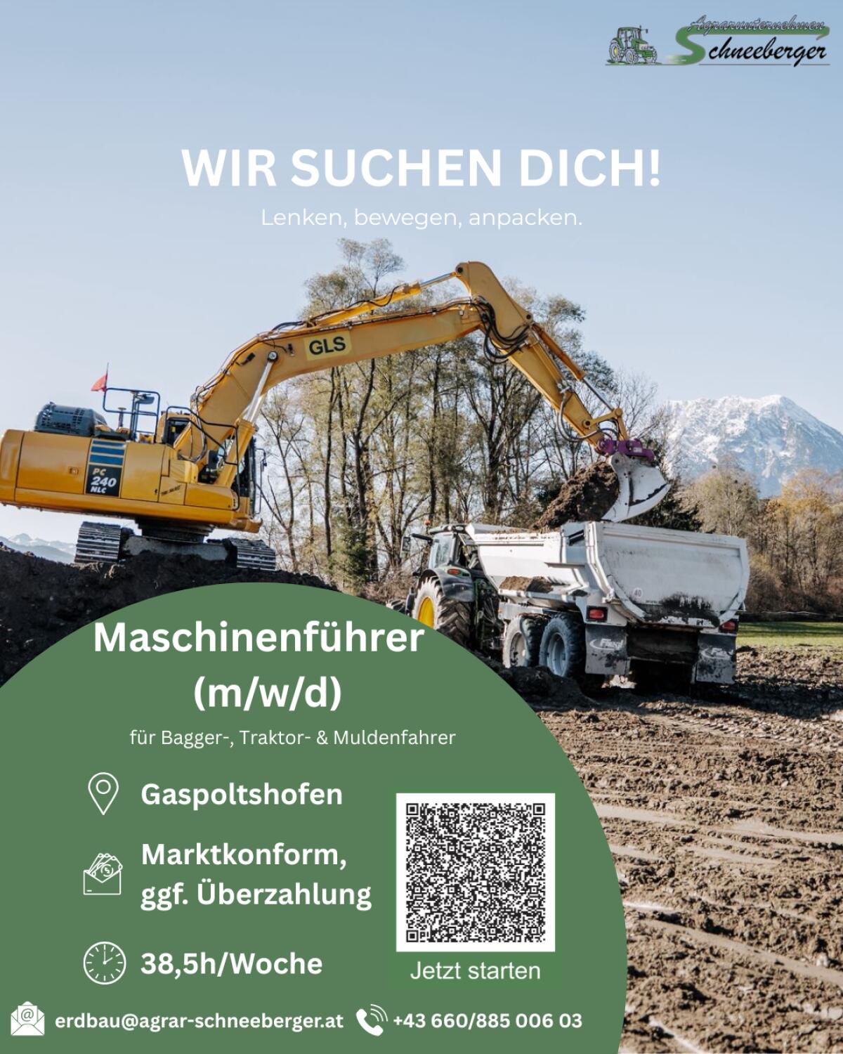 Traktorfahrer, Muldenfahrer, Baggerfahrer 1