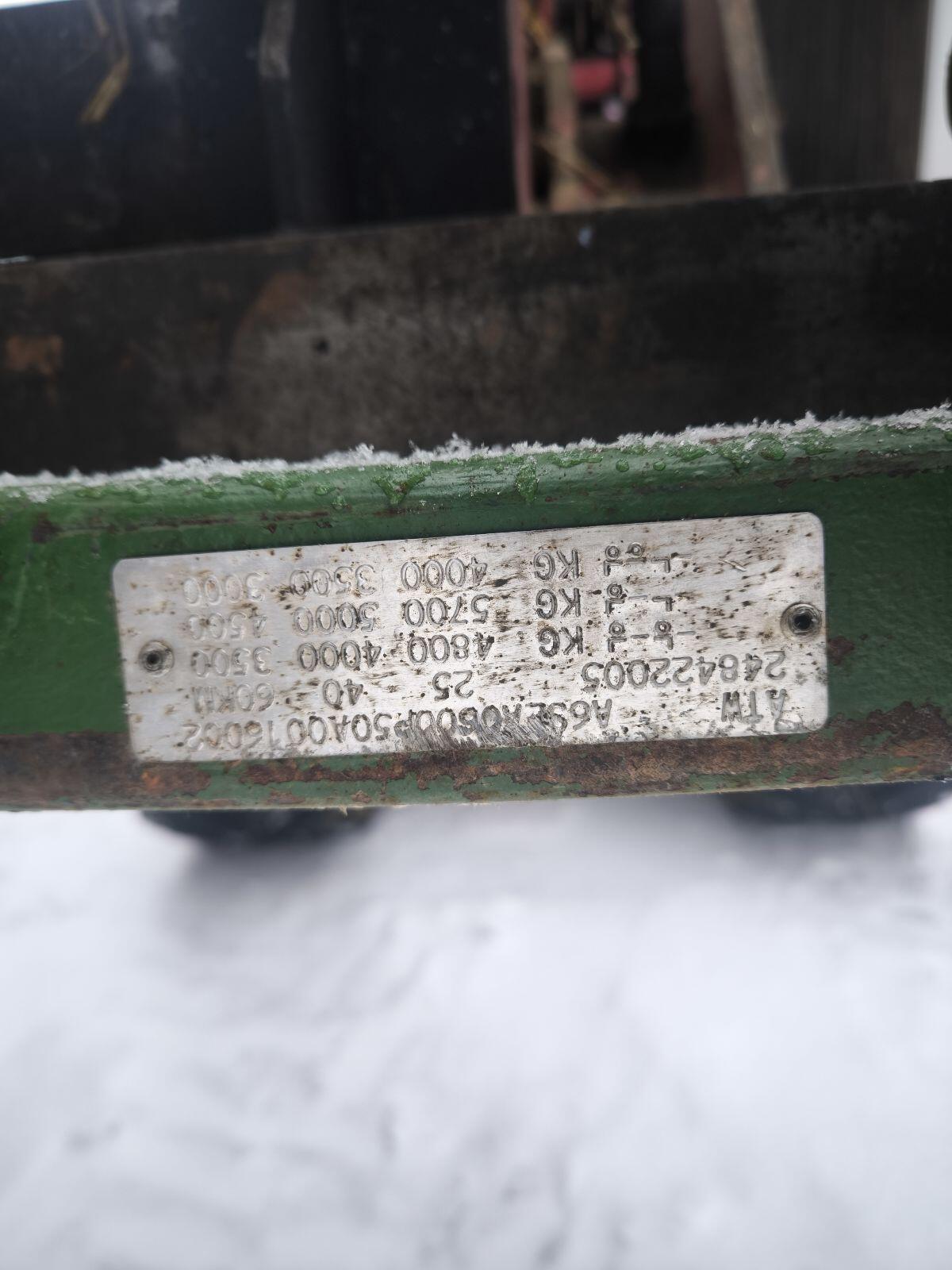 Achse für Krone Variopack 1500 2