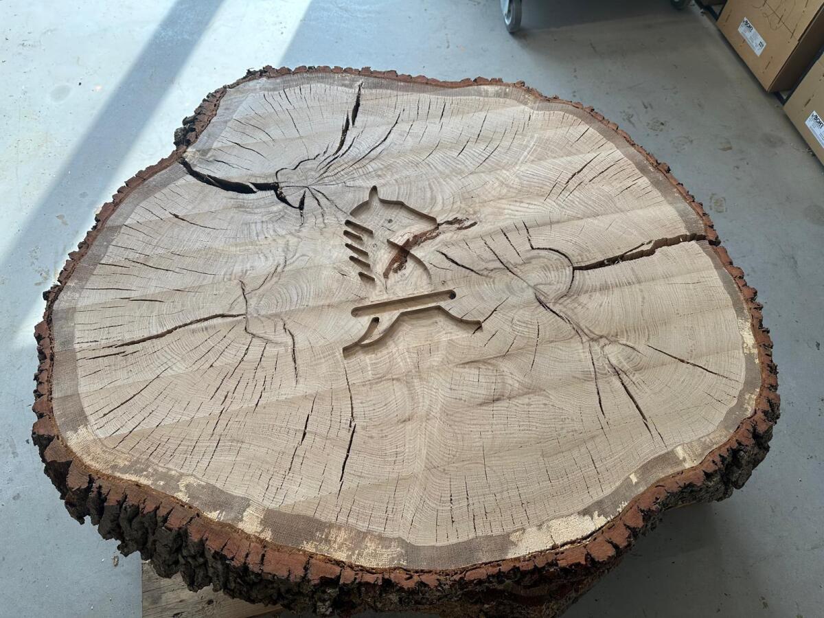 Jumbo Eichenplatte massiv 1