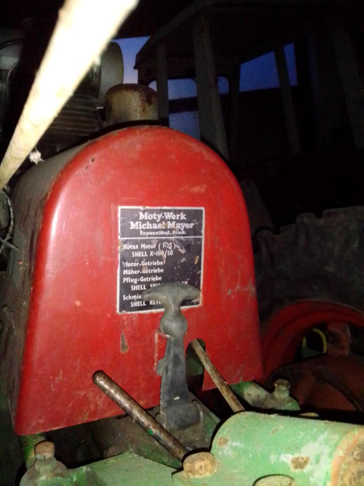 Moty Einachsschlepper mit Originalzubehör 2