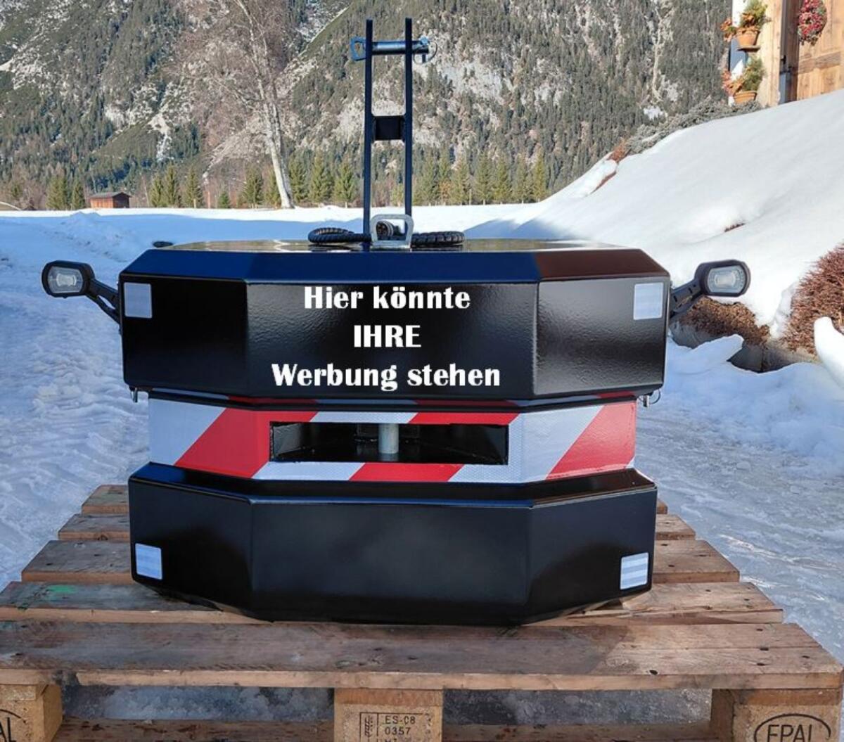 Frontgewicht Heckgewicht Schwarz Glanz 1