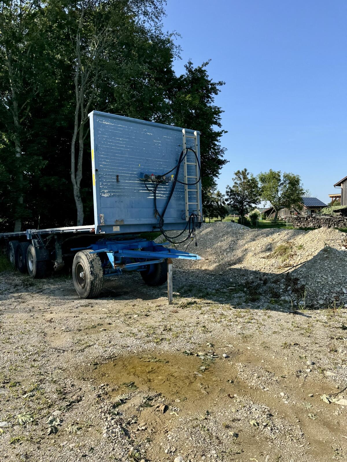 Ballenwagen Strohwagen Anhänger Plattform Heu Stroh 3