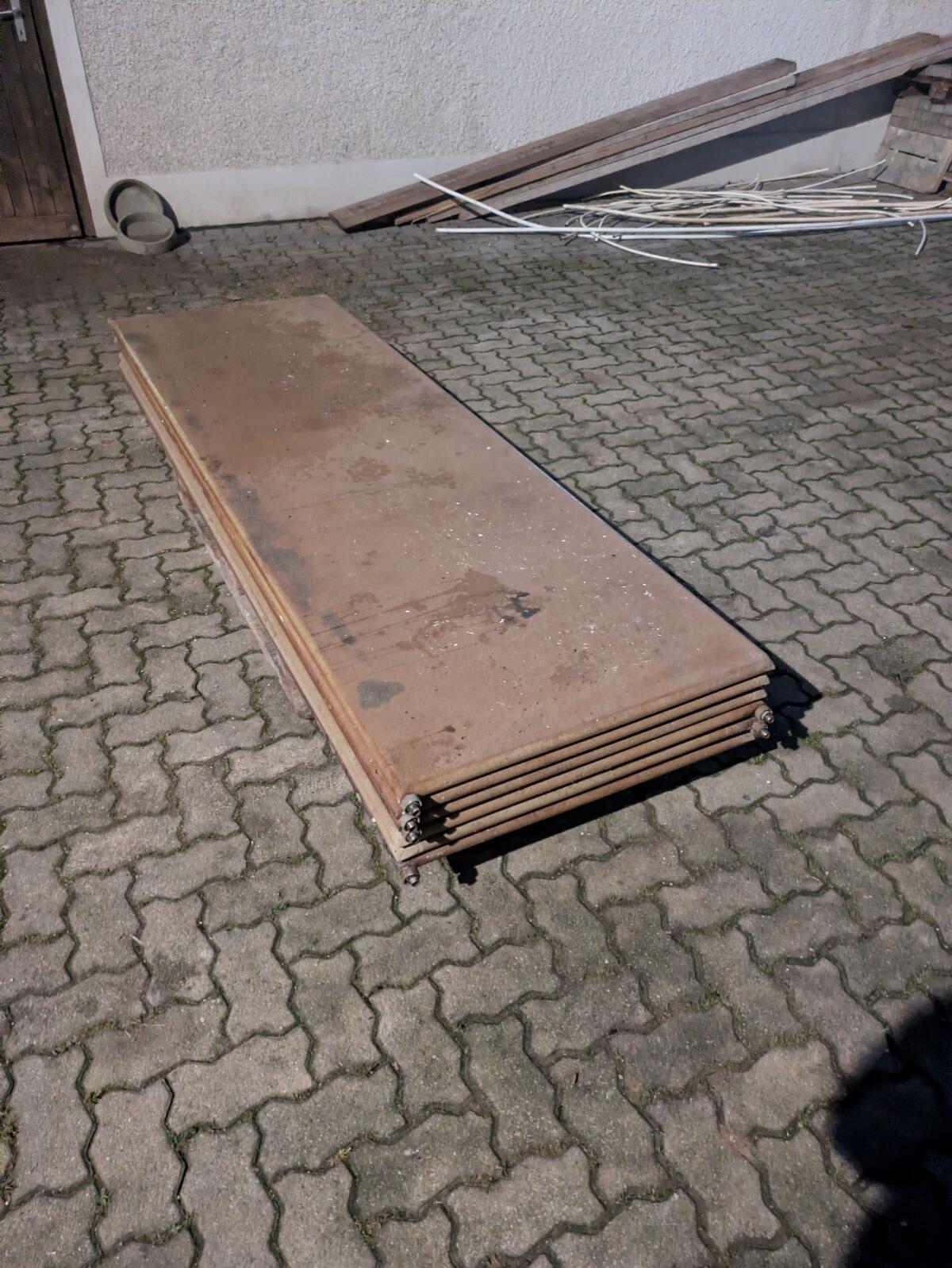 Heizplatten mit Warmwasser 1